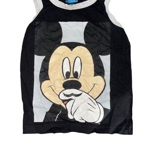 Disney Mickey Mouse Kids Tank Top - Black and White